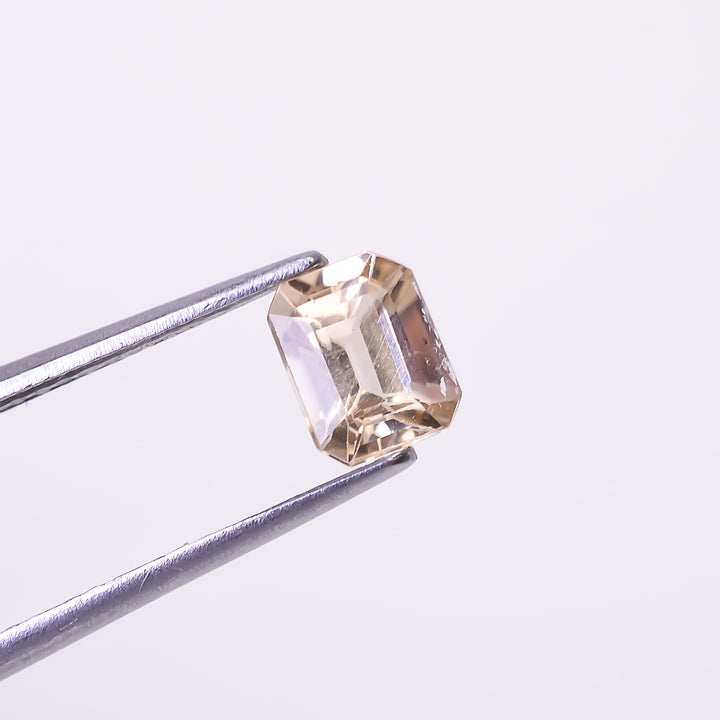 Natural Yellow Tourmaline Radiant Shape Cut Stone Loose Gemstone For Making Jewelry 0.7 Ct. 6X4X3 mm Y-10302