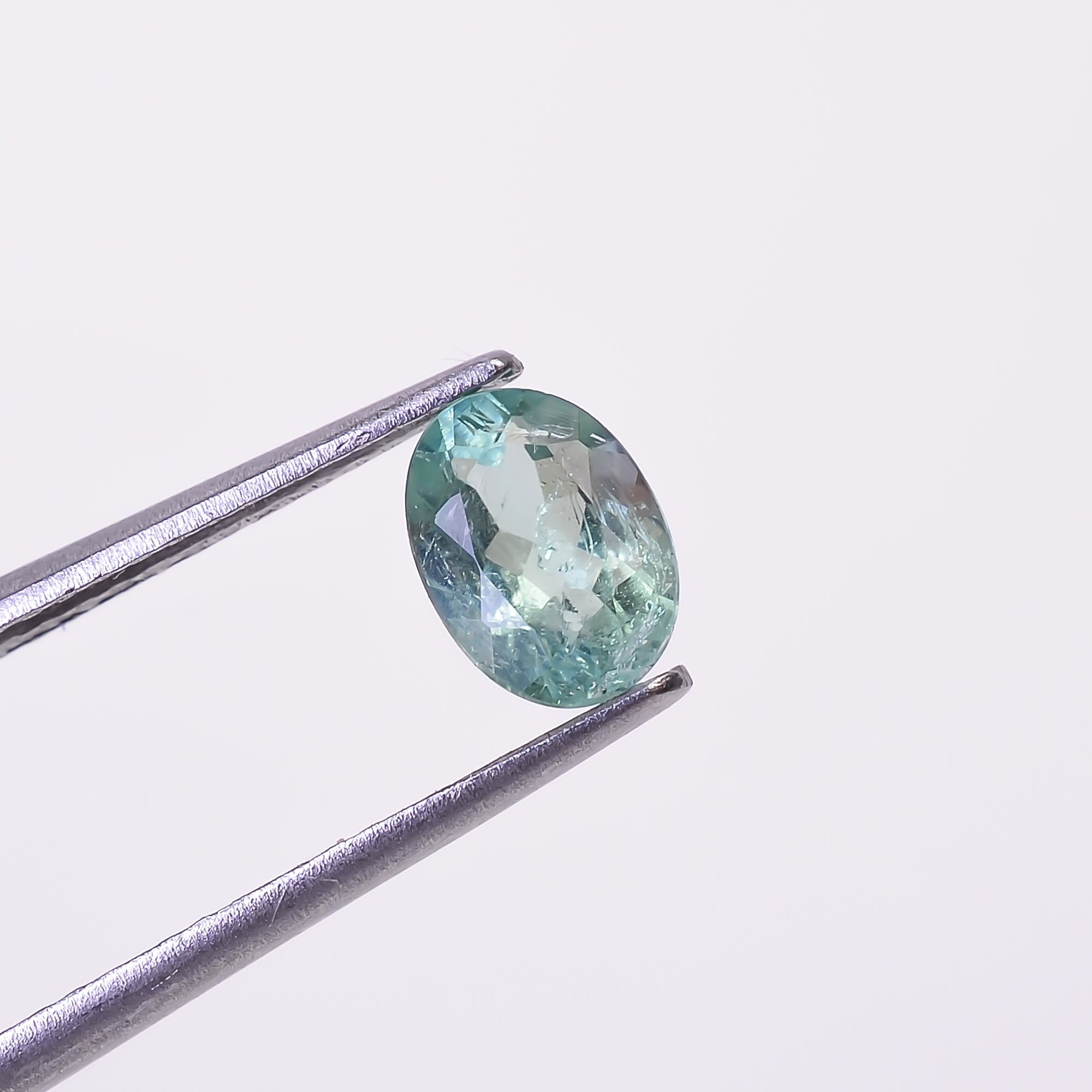 Natural Green Tourmaline Oval Shape Cut Stone Loose Gemstone For Making Jewelry 0.55 Ct. 6X4X3 mm Y-10303