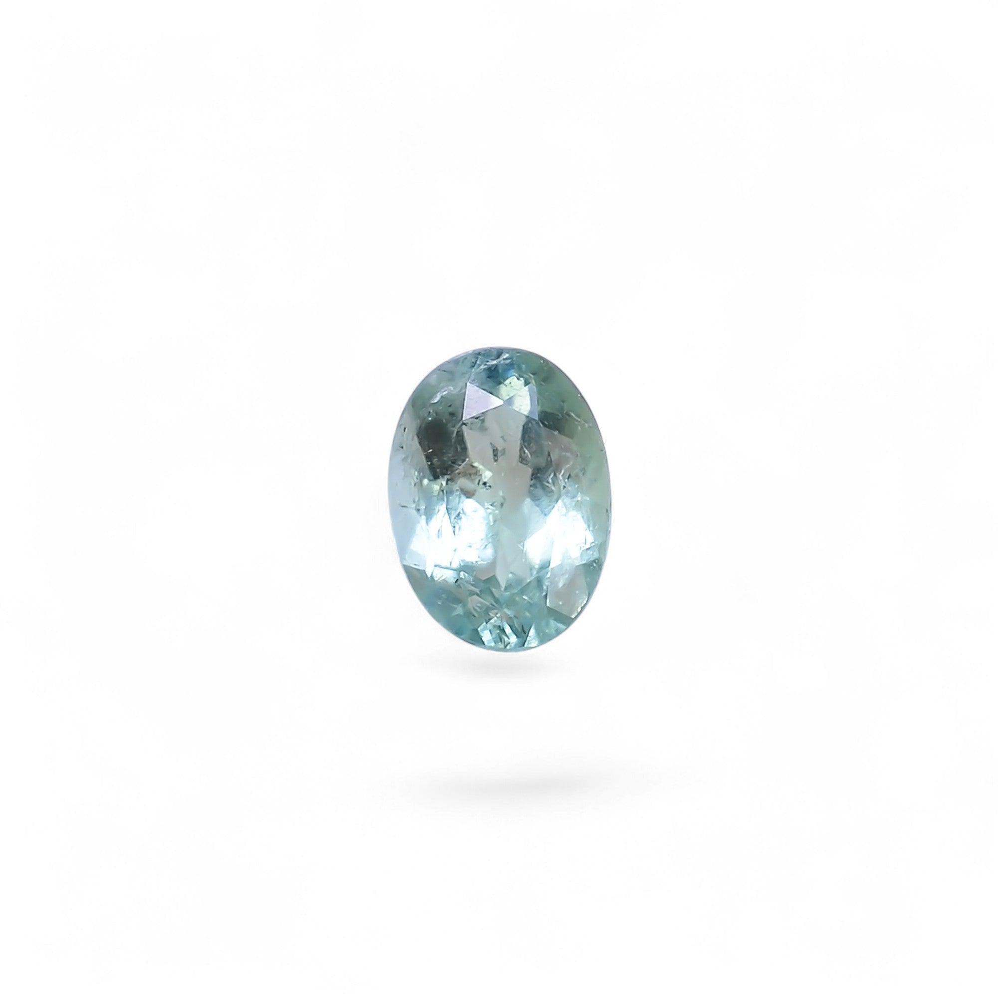 Natural Green Tourmaline Oval Shape Cut Stone Loose Gemstone For Making Jewelry 0.55 Ct. 6X4X3 mm Y-10303