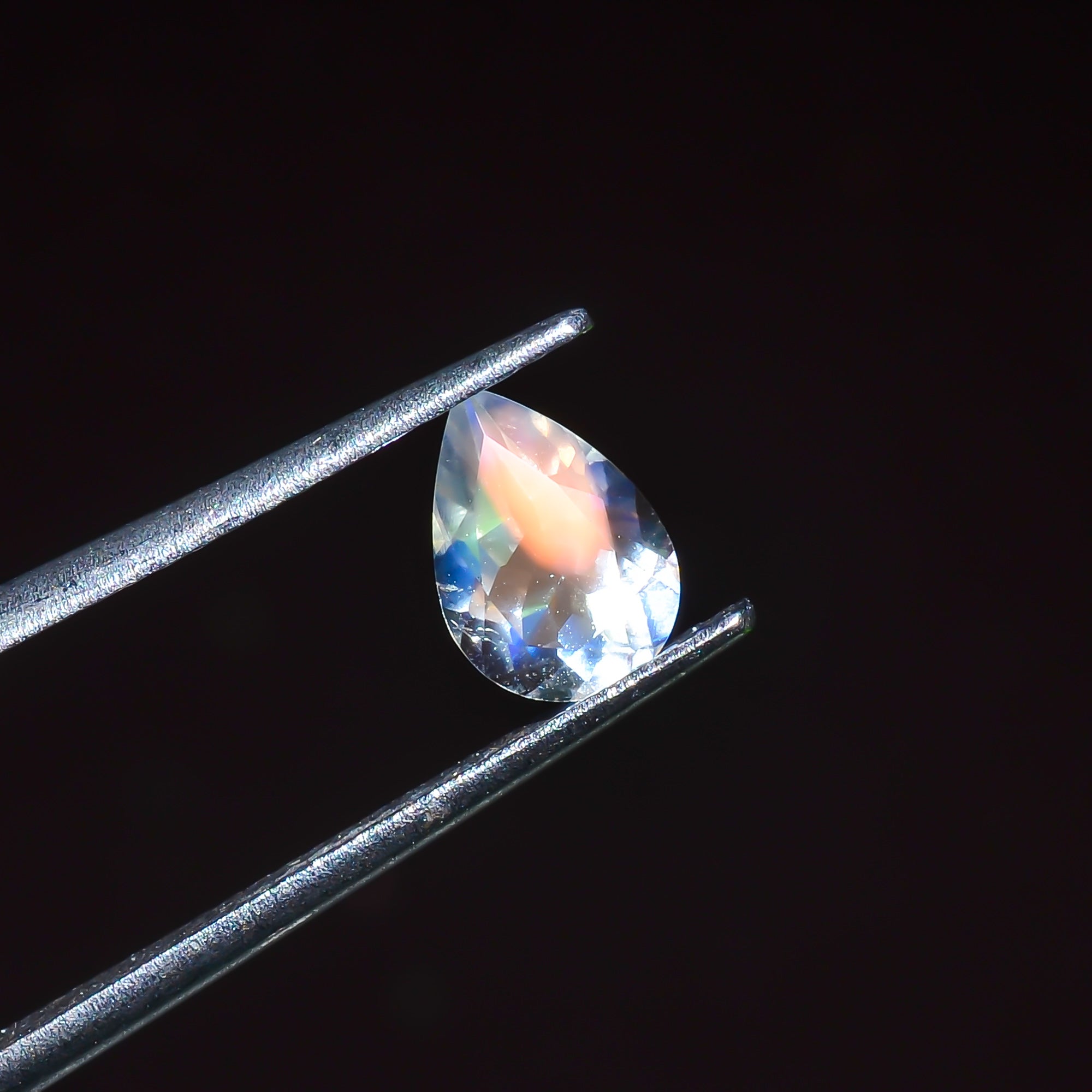 Natural Madagascar Moonstone Pear Shape Cut Stone Loose Gemstone For Making Jewelry 0.6 Ct. 7X4X3 mm Y-10305