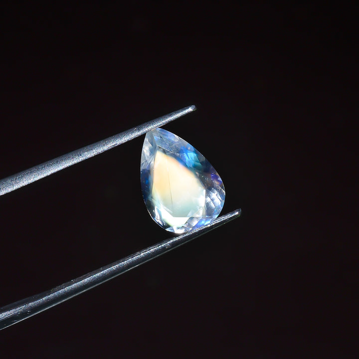 Natural Madagascar Moonstone Pear Shape Cut Stone Loose Gemstone For Making Jewelry 2.1 Ct. 11X7X4 mm Y-10306