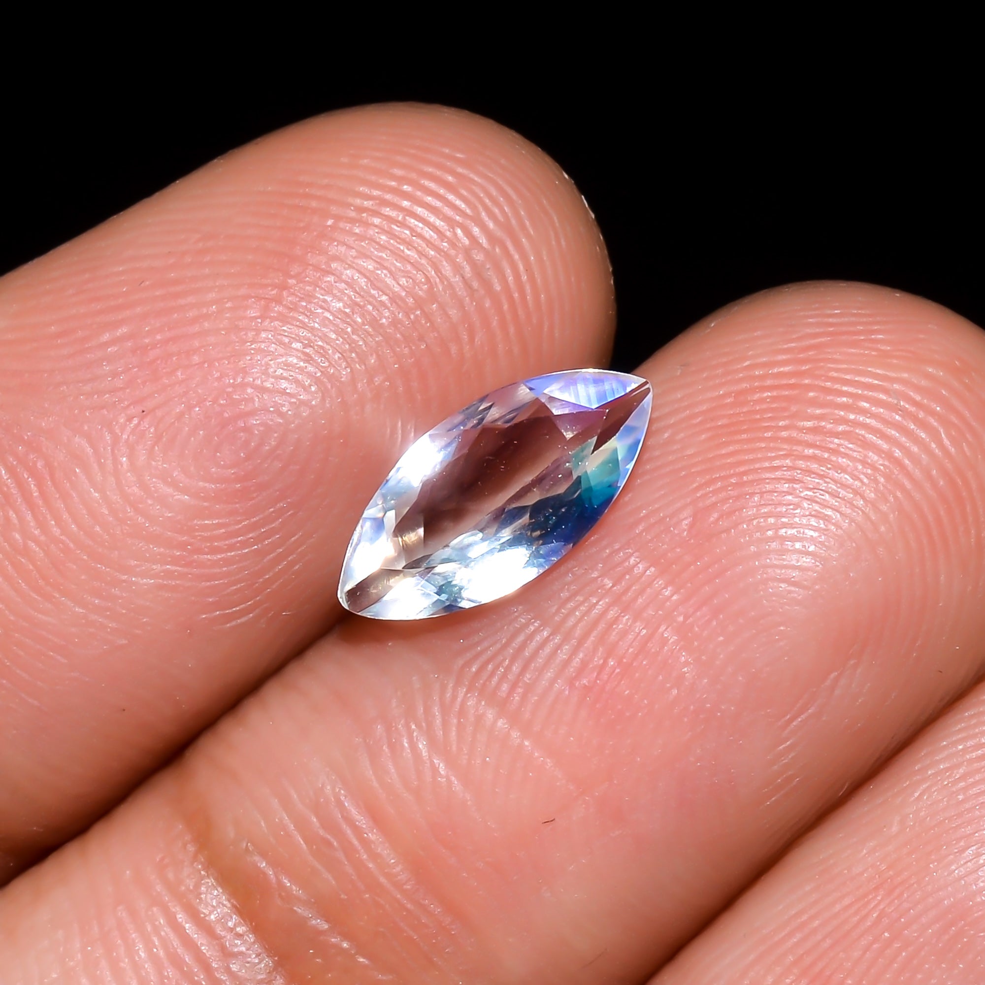 Natural Madagascar Moonstone Marquise Shape Cut Stone Loose Gemstone For Making Jewelry 0.75 Ct. 10X4X3 mm Y-10307