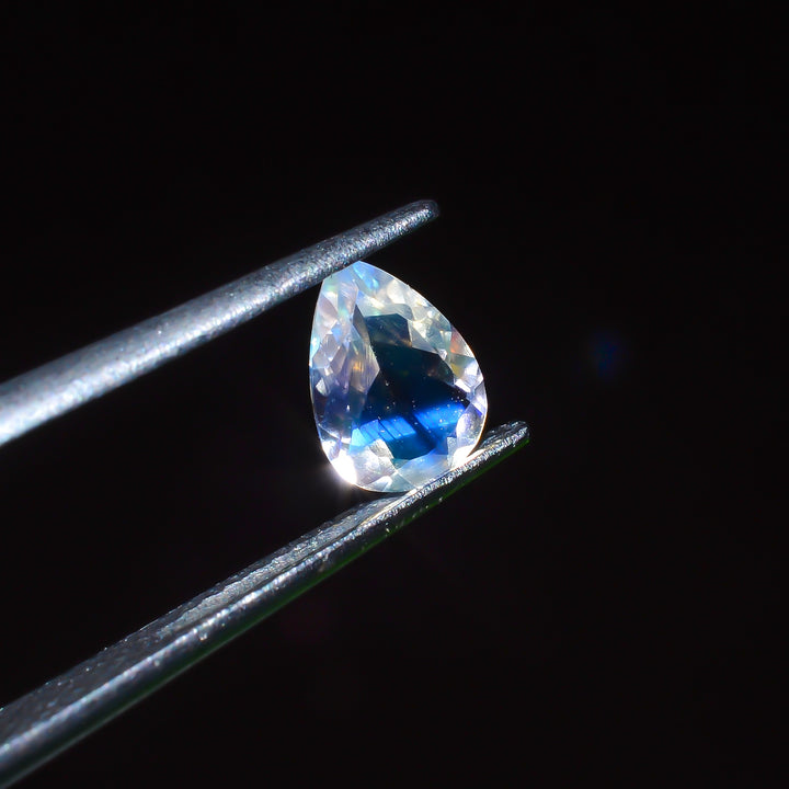 Natural Madagascar Moonstone Pear Shape Cut Stone Loose Gemstone For Making Jewelry 0.55 Ct. 7X4X3 mm Y-10308