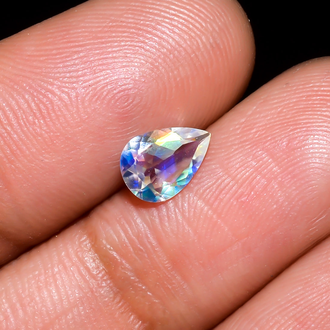 Natural Madagascar Moonstone Pear Shape Cut Stone Loose Gemstone For Making Jewelry 0.55 Ct. 7X4X3 mm Y-10308