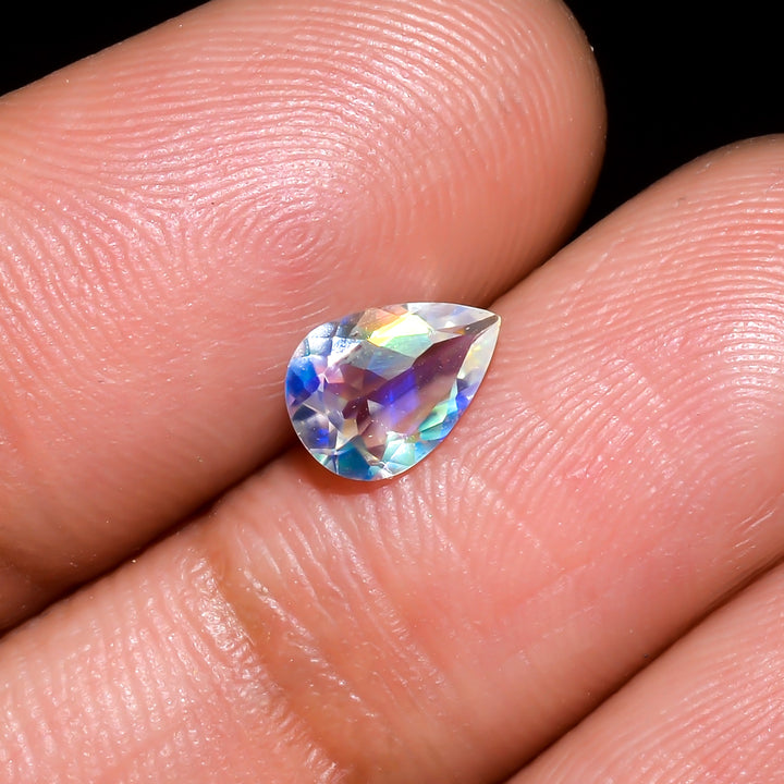Natural Madagascar Moonstone Pear Shape Cut Stone Loose Gemstone For Making Jewelry 0.55 Ct. 7X4X3 mm Y-10308