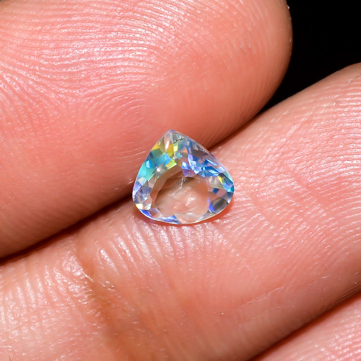 Natural Madagascar Moonstone Heart Shape Cut Stone Loose Gemstone For Making Jewelry 0.6 Ct. 5X5X3 mm Y-10310