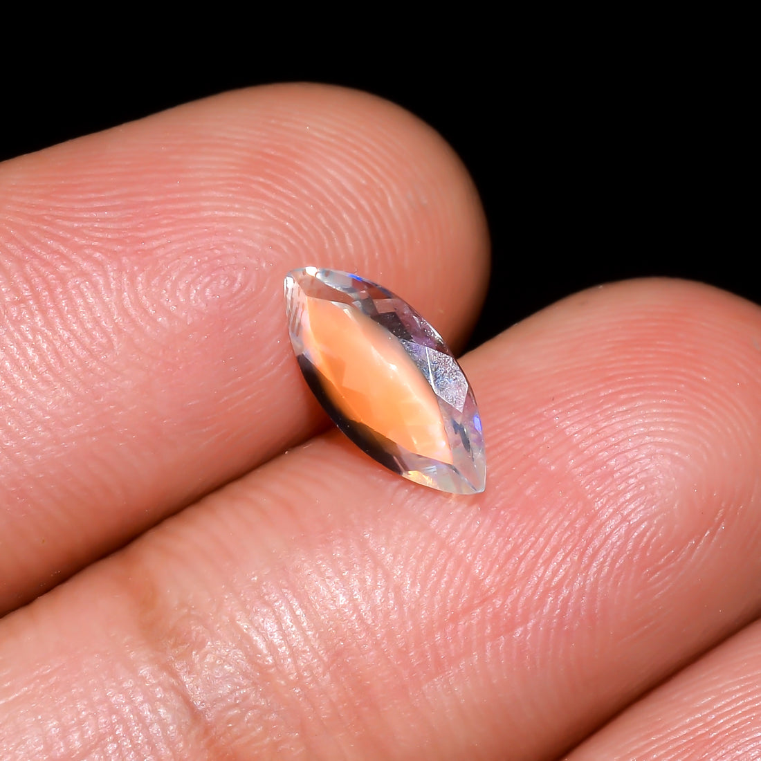 Natural Madagascar Moonstone Marquise Shape Cut Stone Loose Gemstone For Making Jewelry 0.8 Ct. 9X4X3 mm Y-10311