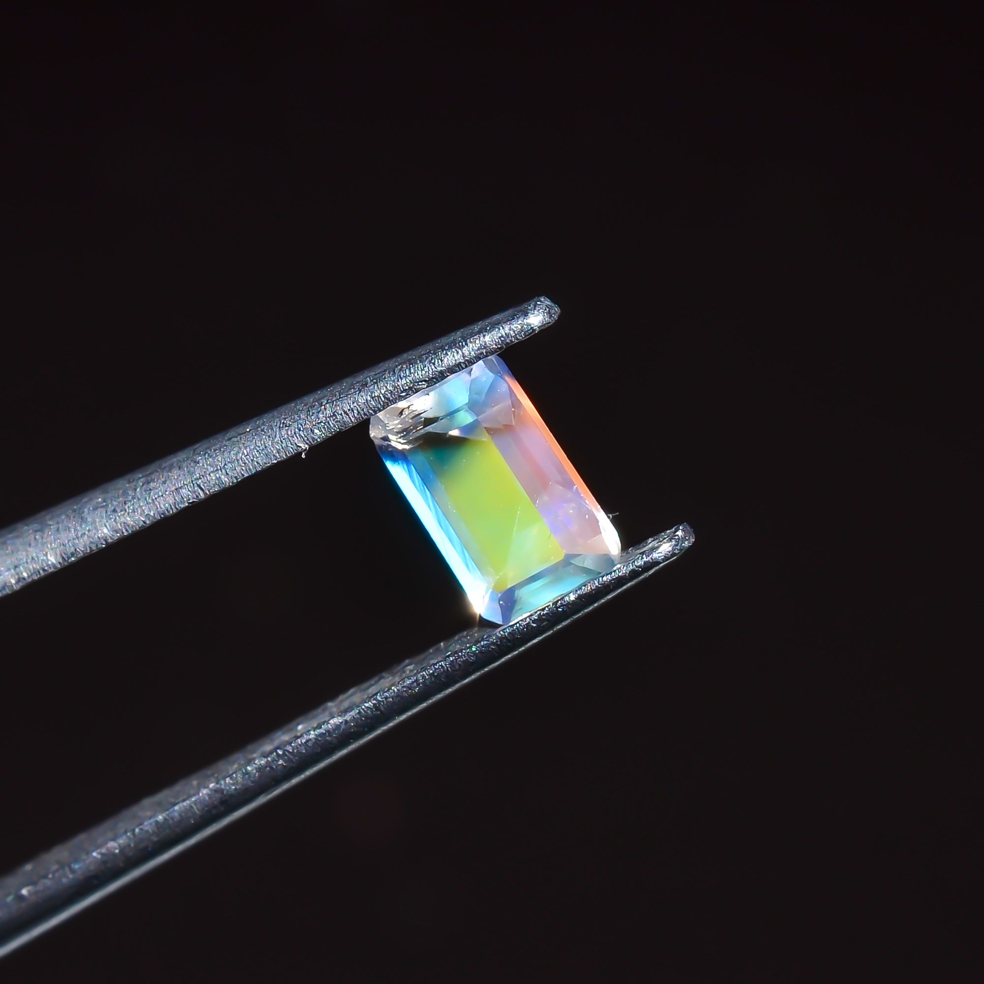 Natural Madagascar Moonstone Radiant Shape Cut Stone Loose Gemstone For Making Jewelry 0.55 Ct. 5X4X3 mm Y-10312