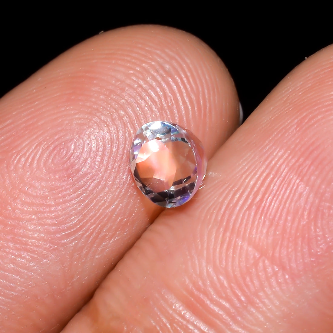 Natural Madagascar Moonstone Round Shape Cut Stone Loose Gemstone For Making Jewelry 0.6 Ct. 4X4X4 mm Y-10313