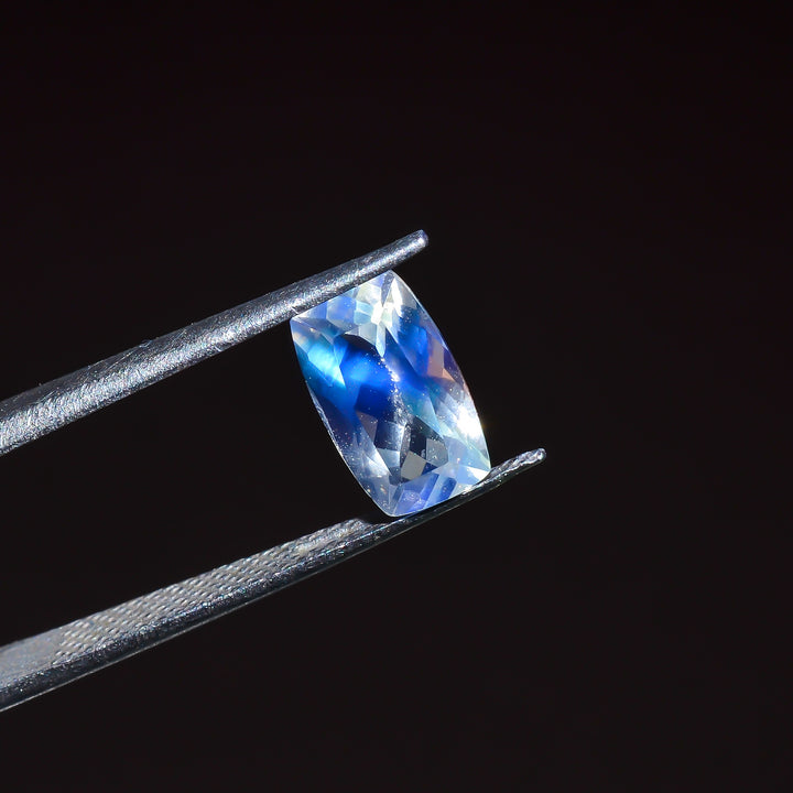 Natural Madagascar Moonstone Radiant Shape Cut Stone Loose Gemstone For Making Jewelry 1.35 Ct. 9X5X4 mm Y-10316