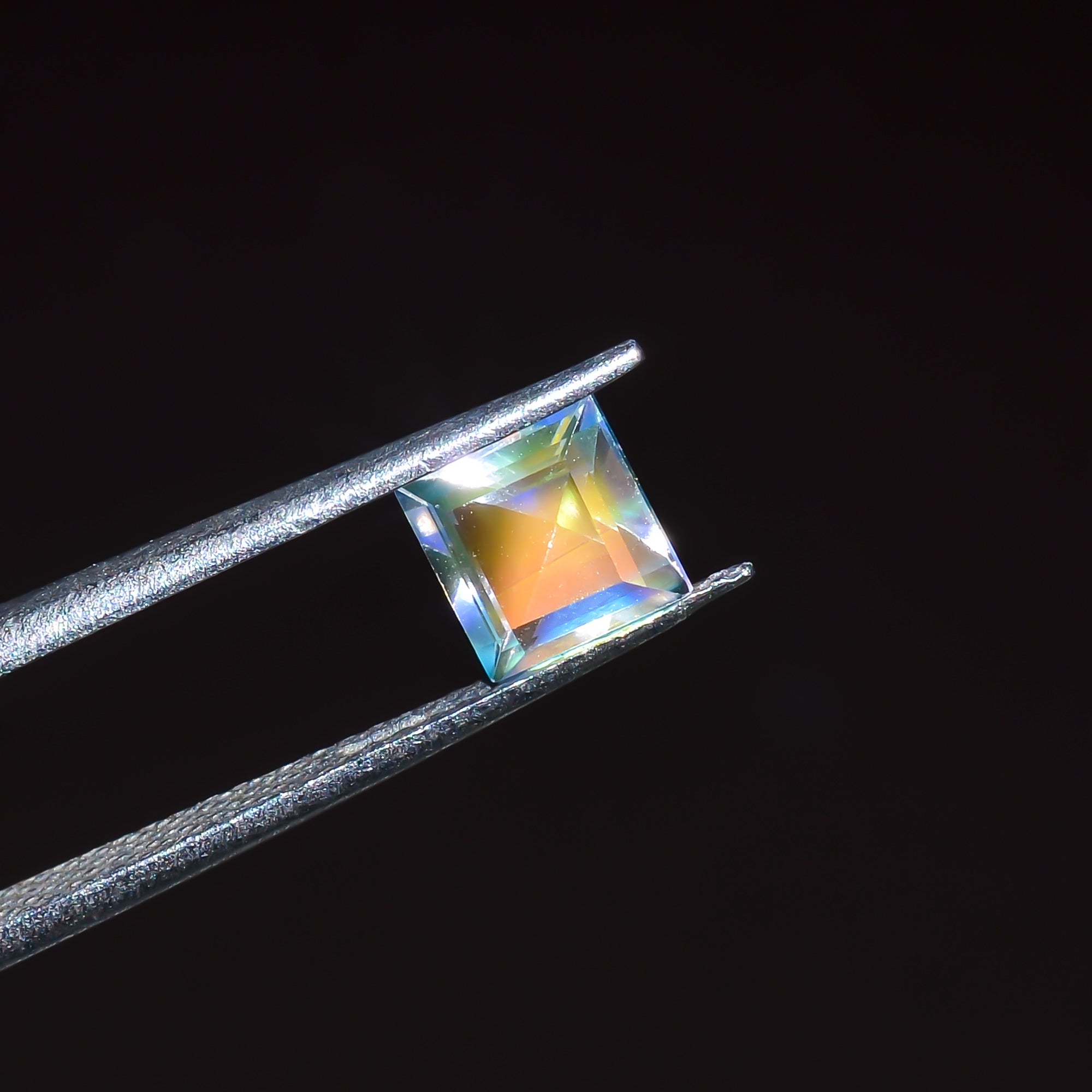 Natural Madagascar Moonstone Square Shape Cut Stone Loose Gemstone For Making Jewelry 0.7 Ct. 5X5X3 mm Y-10317