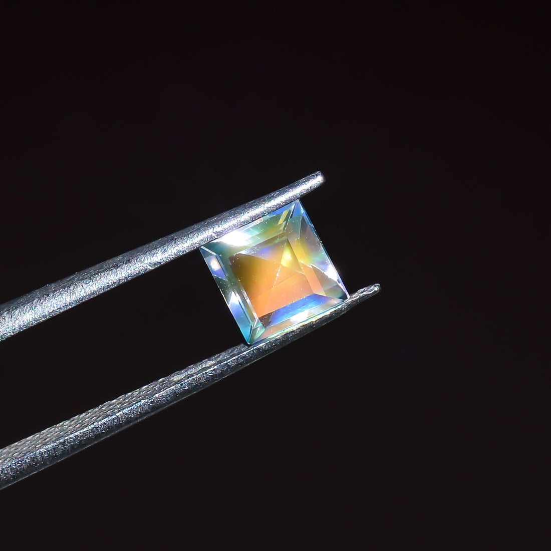 Natural Madagascar Moonstone Square Shape Cut Stone Loose Gemstone For Making Jewelry 0.7 Ct. 5X5X3 mm Y-10317