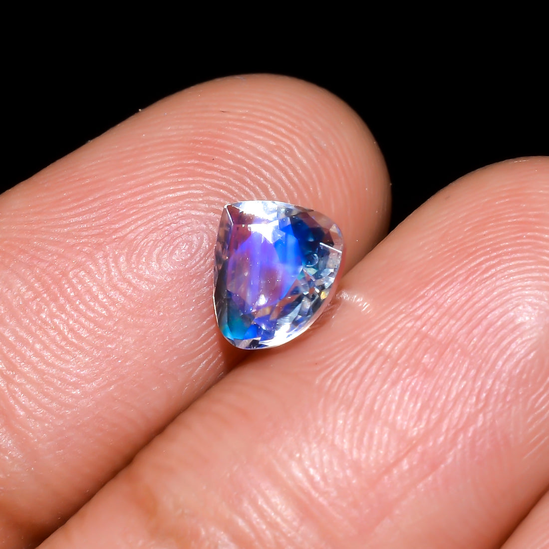 Natural Madagascar Moonstone Heart Shape Cut Stone Loose Gemstone For Making Jewelry 0.95 Ct. 6X6X4 mm Y-10318