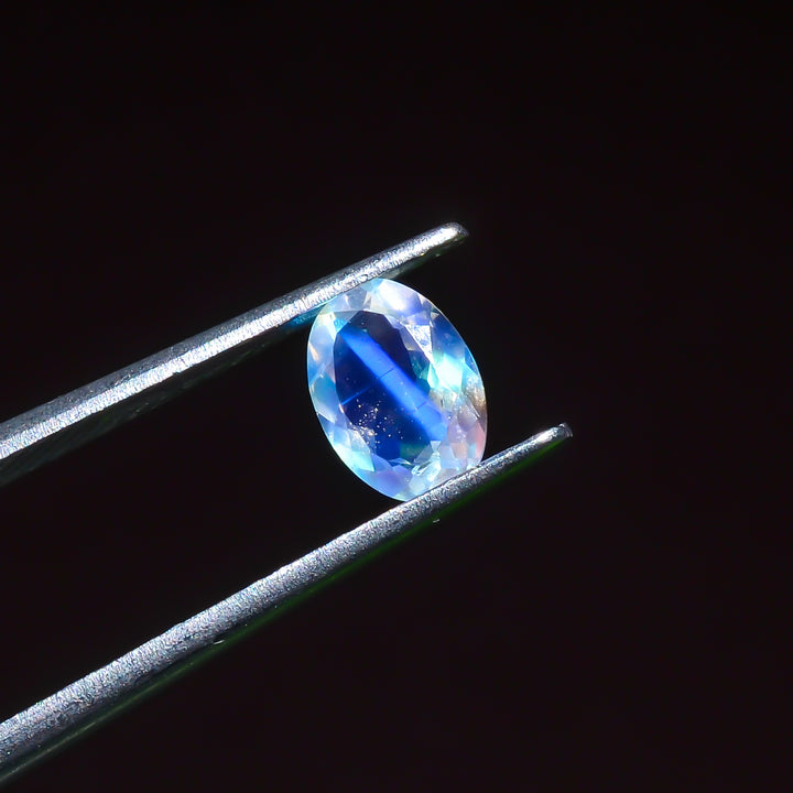 Natural Madagascar Moonstone Oval Shape Cut Stone Loose Gemstone For Making Jewelry 0.5 Ct. 7X5X2 mm Y-10319