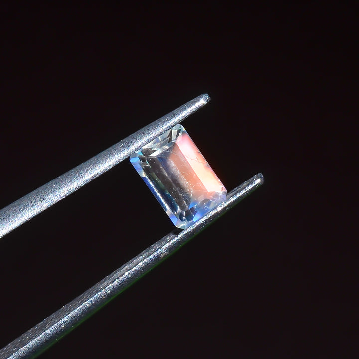 Natural Madagascar Moonstone Radiant Shape Cut Stone Loose Gemstone For Making Jewelry 0.55 Ct. 6X3X3 mm Y-10320