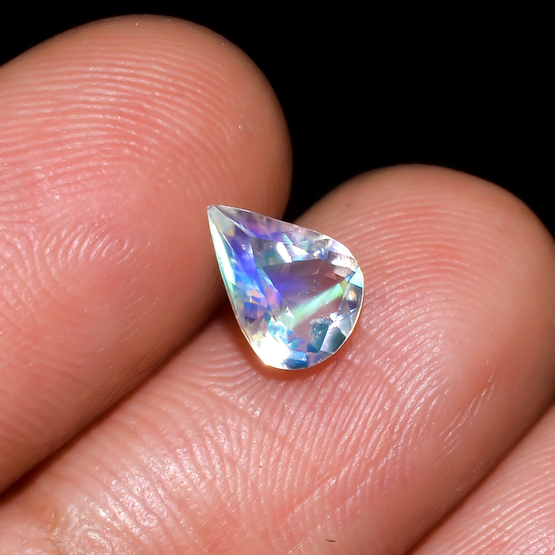 Natural Madagascar Moonstone Pear Shape Cut Stone Loose Gemstone For Making Jewelry 0.5 Ct. 7X5X3 mm Y-10325