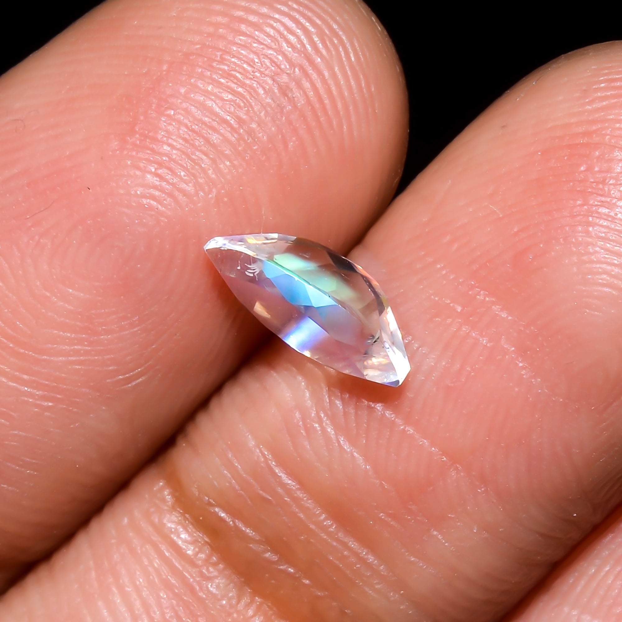 Natural Madagascar Moonstone Marquise Shape Cut Stone Loose Gemstone For Making Jewelry 0.55 Ct. 8X3X3 mm Y-10327