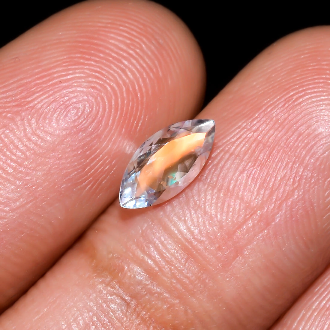 Natural Madagascar Moonstone Marquise Shape Cut Stone Loose Gemstone For Making Jewelry 0.55 Ct. 8X3X3 mm Y-10327