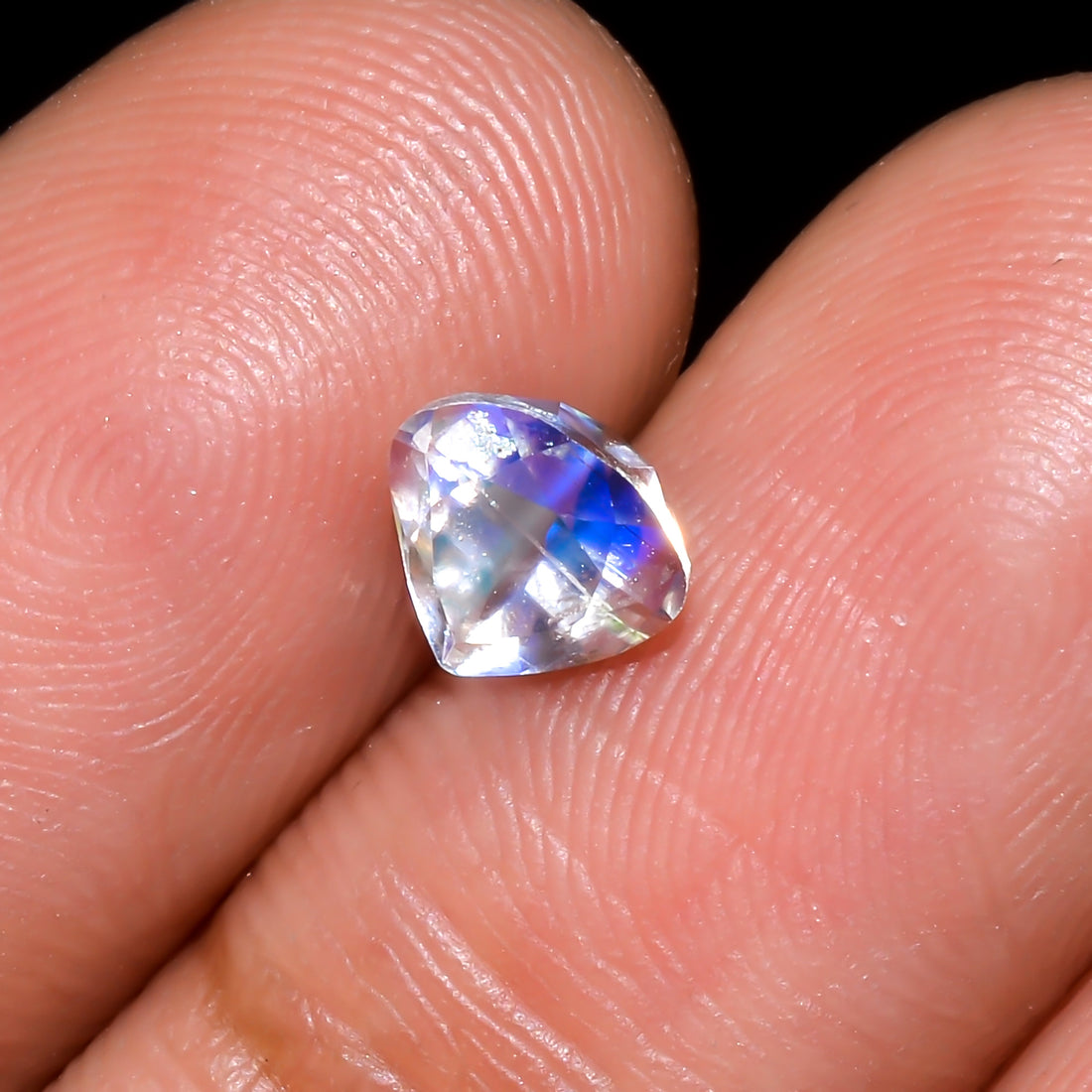 Natural Madagascar Moonstone Heart Shape Cut Stone Loose Gemstone For Making Jewelry 0.7 Ct. 5X5X4 mm Y-10329