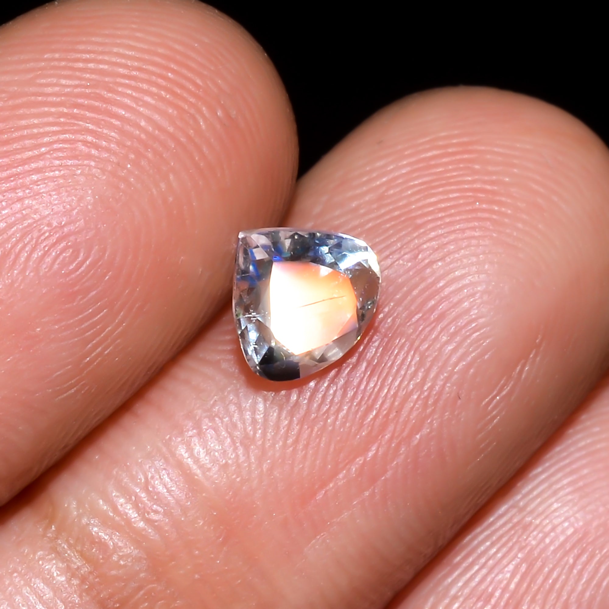 Natural Madagascar Moonstone Heart Shape Cut Stone Loose Gemstone For Making Jewelry 0.7 Ct. 5X5X4 mm Y-10329