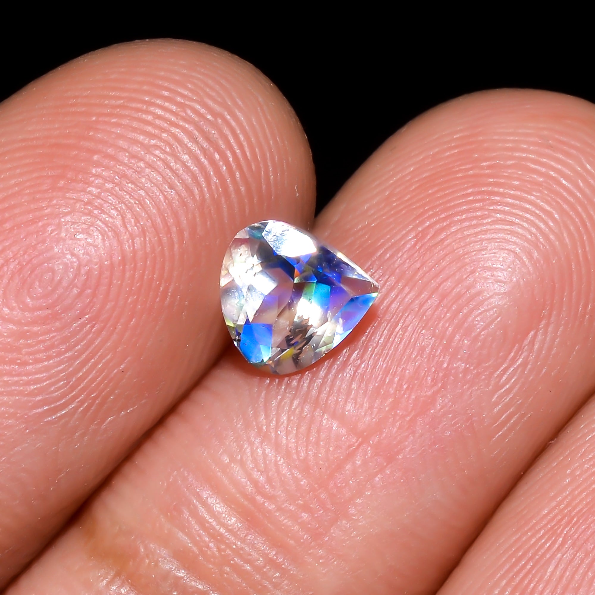 Natural Madagascar Moonstone Heart Shape Cut Stone Loose Gemstone For Making Jewelry 0.5 Ct. 5X5X3 mm Y-10331