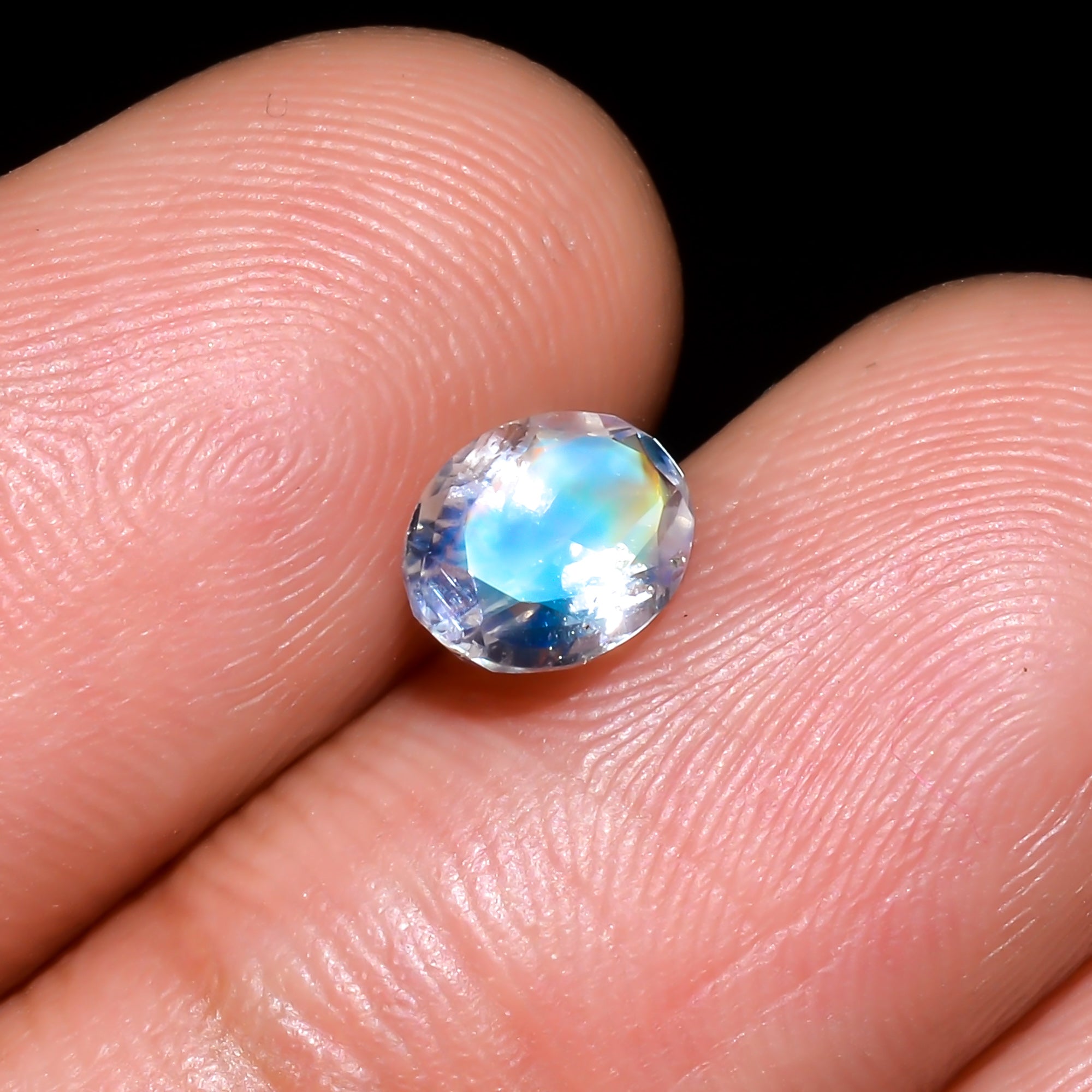 Natural Madagascar Moonstone Oval Shape Cut Stone Loose Gemstone For Making Jewelry 0.65 Ct. 7X5X3 mm Y-10332