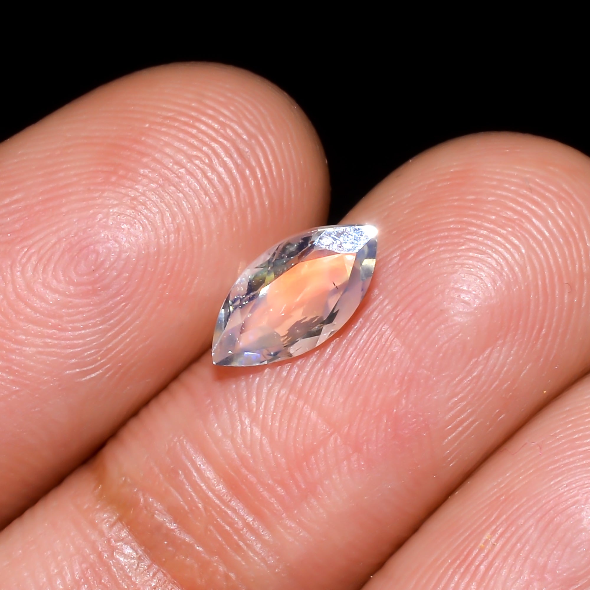 Natural Madagascar Moonstone Marquise Shape Cut Stone Loose Gemstone For Making Jewelry 0.8 Ct. 9X4X3 mm Y-10333
