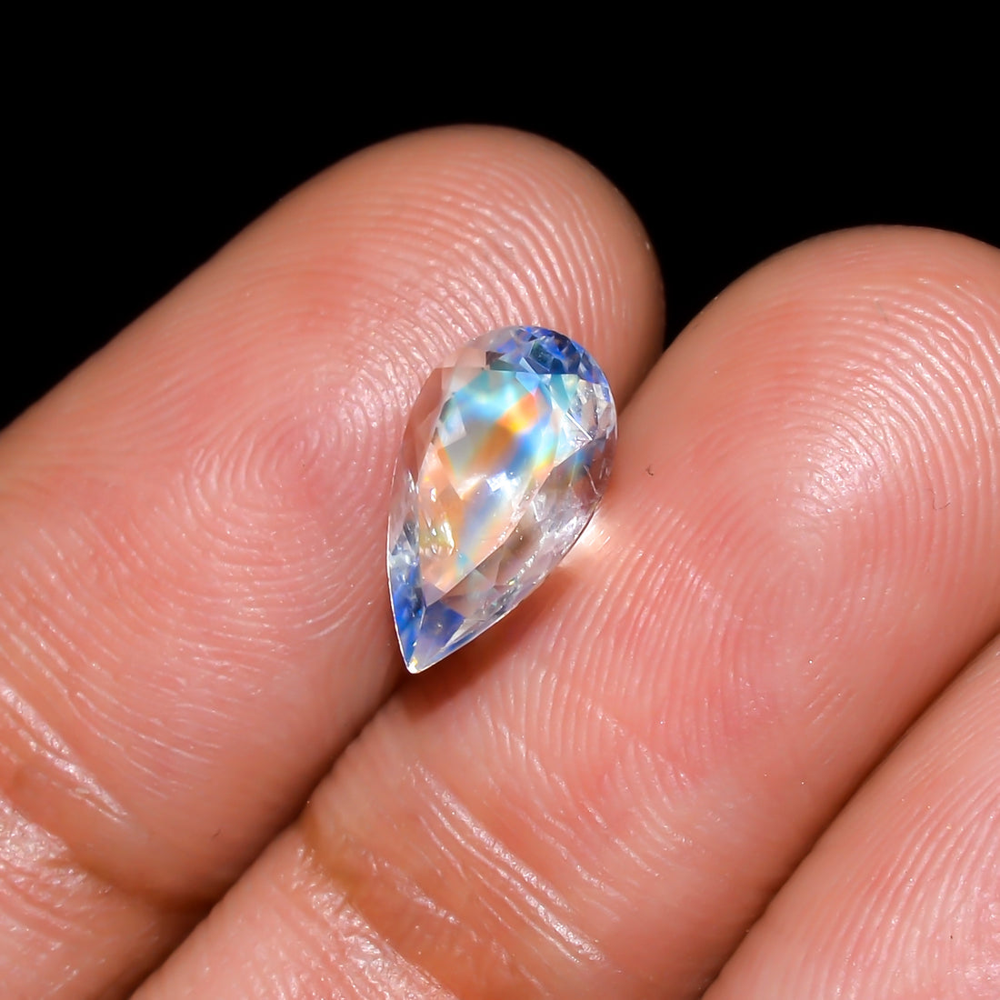 Natural Madagascar Moonstone Pear Shape Cut Stone Loose Gemstone For Making Jewelry 1.45 Ct. 10X6X5 mm Y-10334