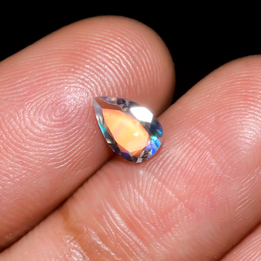 Natural Madagascar Moonstone Pear Shape Cut Stone Loose Gemstone For Making Jewelry 0.5 Ct. 7X4X3 mm Y-10335