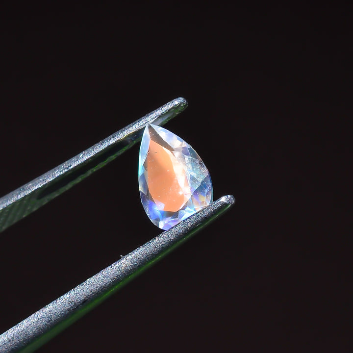 Natural Madagascar Moonstone Pear Shape Cut Stone Loose Gemstone For Making Jewelry 0.5 Ct. 7X4X3 mm Y-10335
