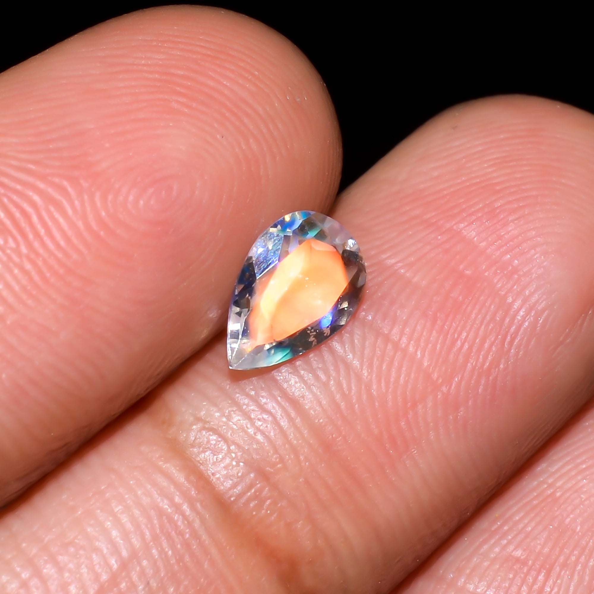 Natural Madagascar Moonstone Pear Shape Cut Stone Loose Gemstone For Making Jewelry 0.5 Ct. 7X4X3 mm Y-10335