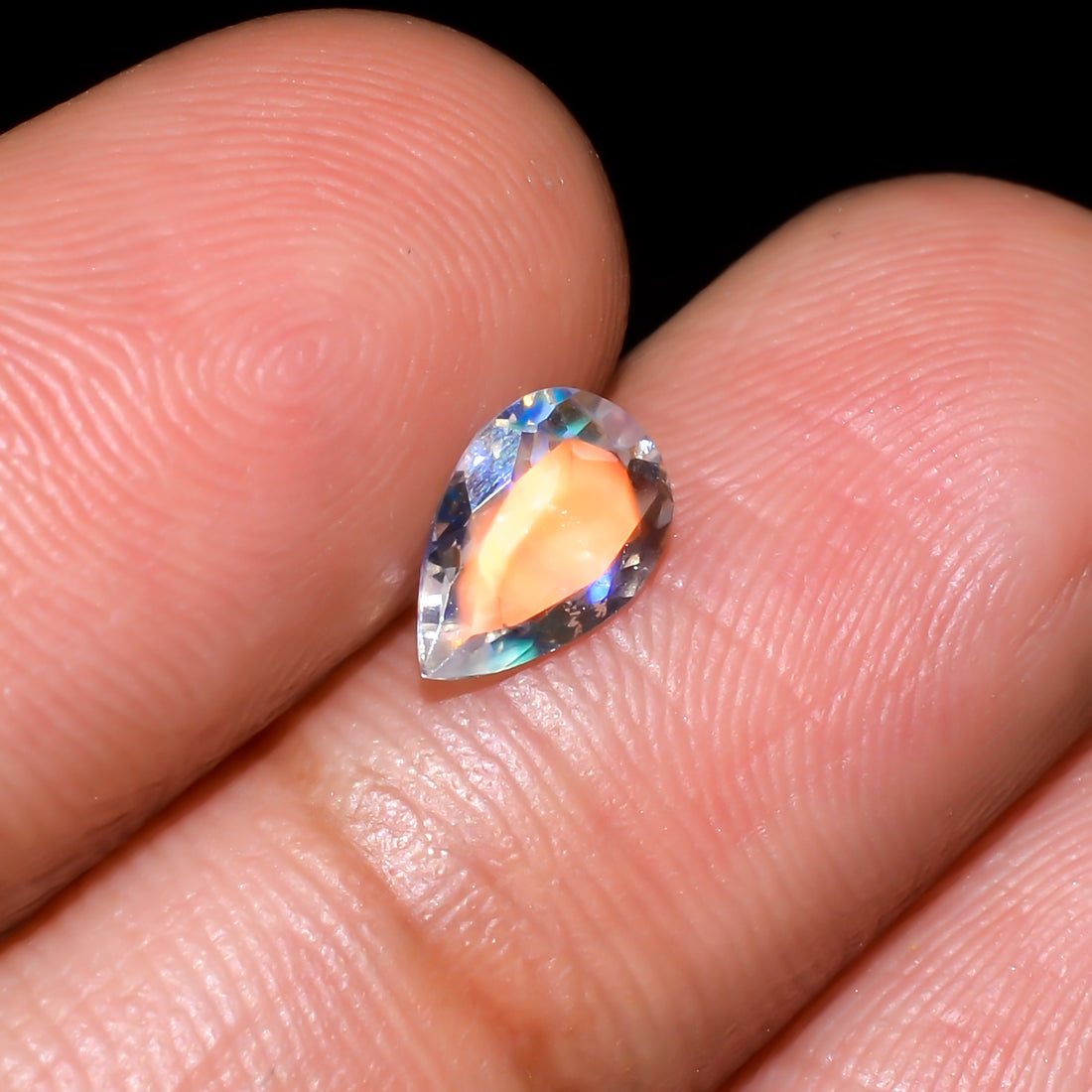Natural Madagascar Moonstone Pear Shape Cut Stone Loose Gemstone For Making Jewelry 0.5 Ct. 7X4X3 mm Y-10335