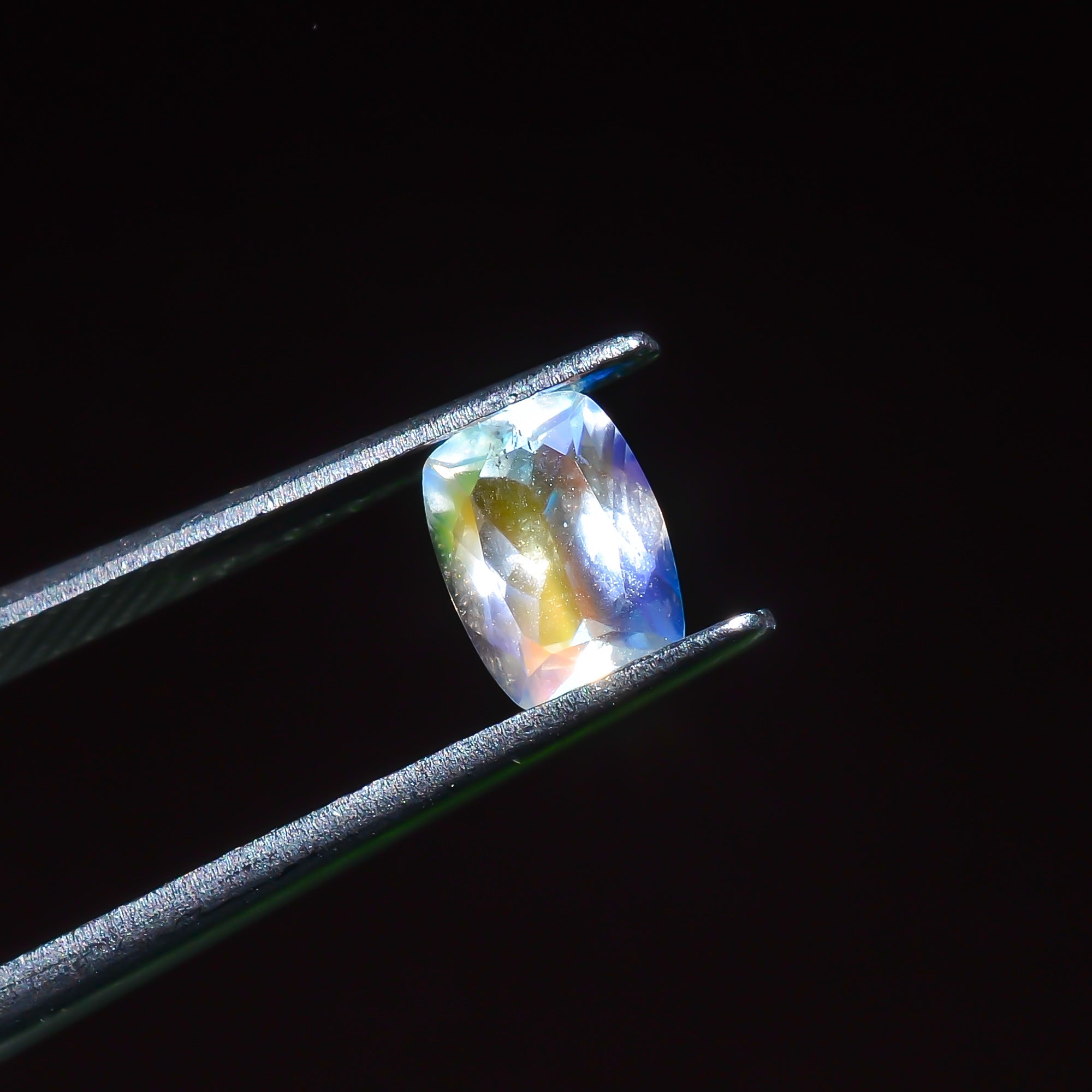 Natural Madagascar Moonstone Radiant Shape Cut Stone Loose Gemstone For Making Jewelry 0.75 Ct. 7X5X3 mm Y-10336