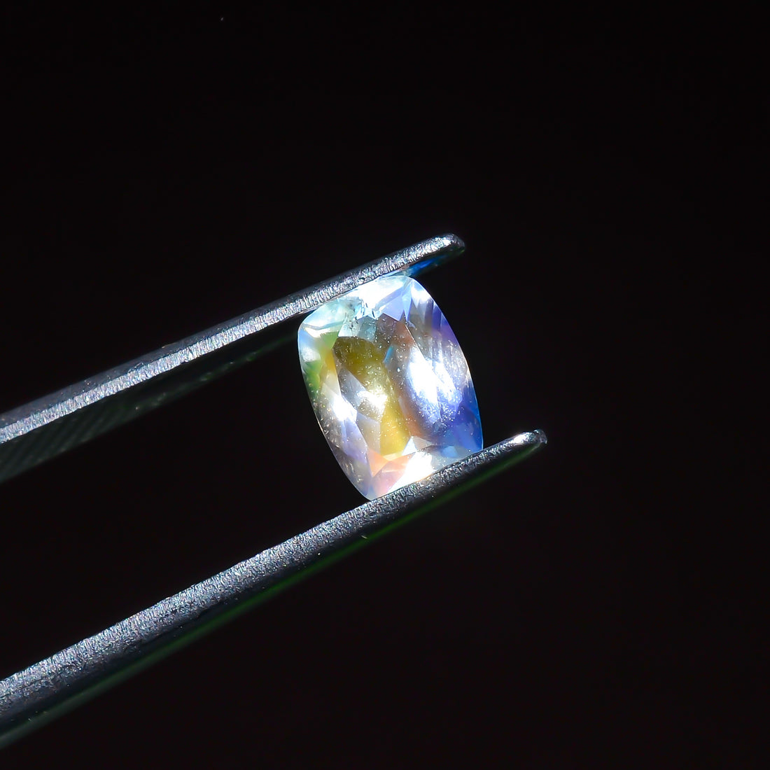 Natural Madagascar Moonstone Radiant Shape Cut Stone Loose Gemstone For Making Jewelry 0.75 Ct. 7X5X3 mm Y-10336