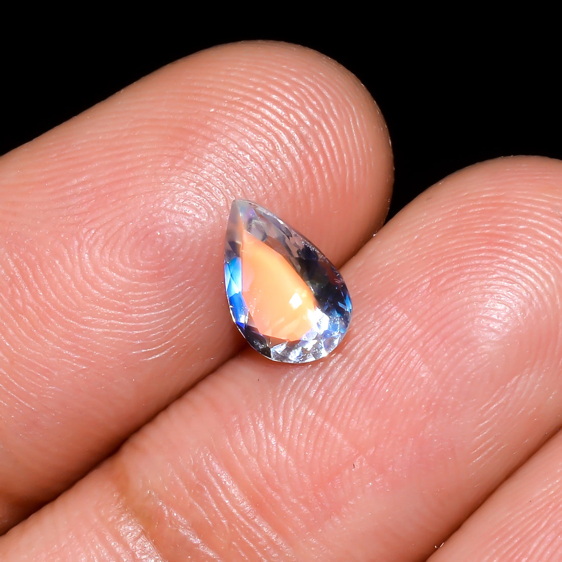 Natural Madagascar Moonstone Pear Shape Cut Stone Loose Gemstone For Making Jewelry 0.65 Ct. 7X5X3 mm Y-10337