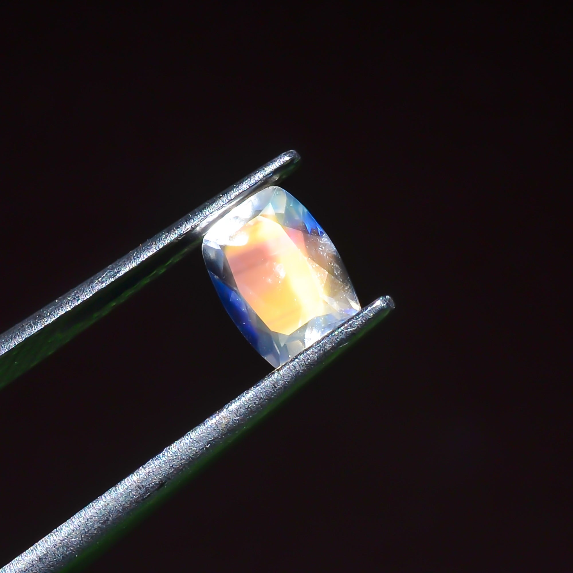 Natural Madagascar Moonstone Radiant Shape Cut Stone Loose Gemstone For Making Jewelry 0.75 Ct. 6X5X3 mm Y-10339