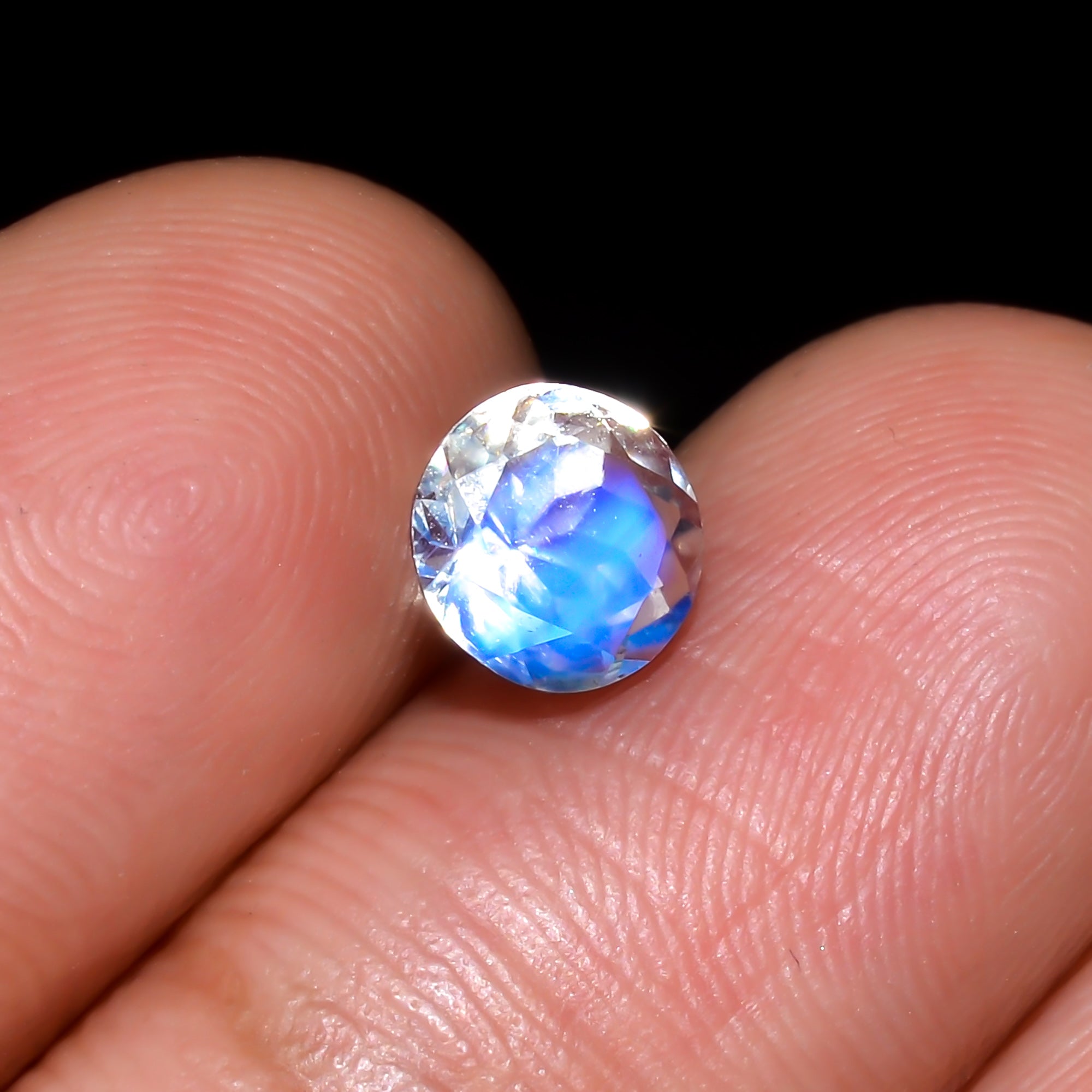 Natural Madagascar Moonstone Round Shape Cut Stone Loose Gemstone For Making Jewelry 0.85 Ct. 5X5X5 mm Y-10340