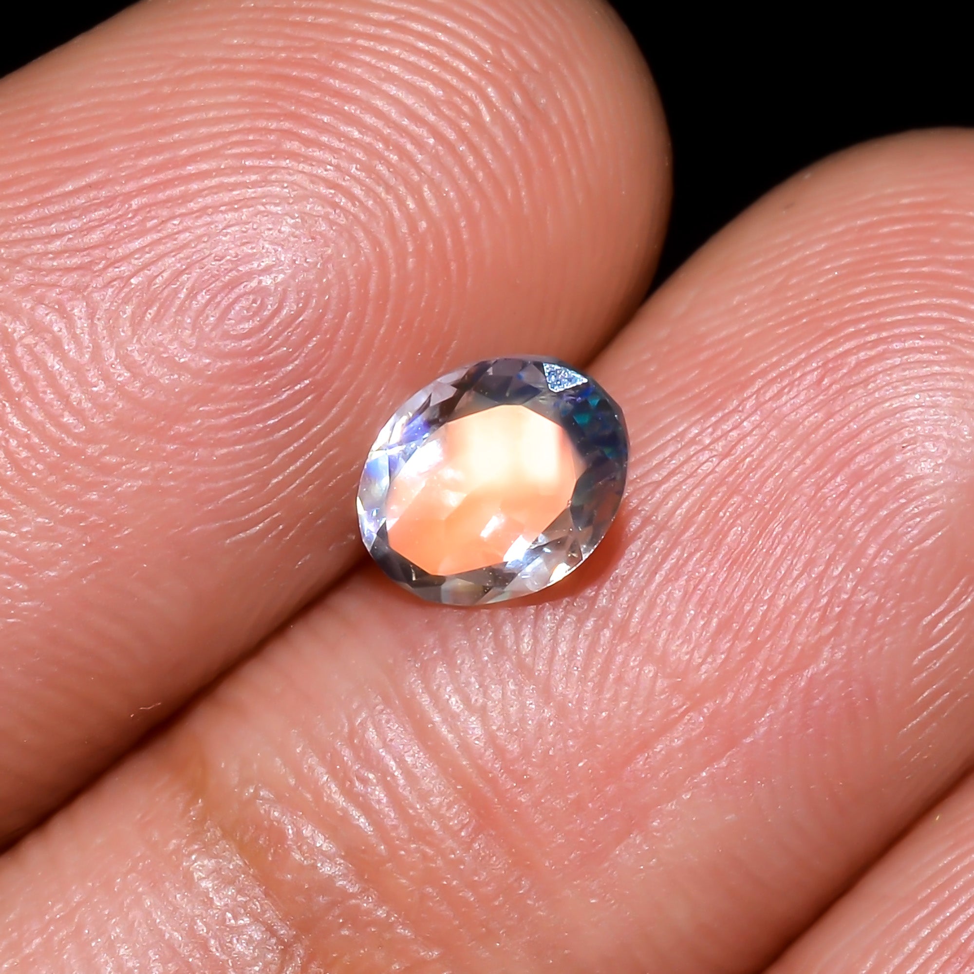 Natural Madagascar Moonstone Oval Shape Cut Stone Loose Gemstone For Making Jewelry 0.65 Ct. 6X4X3 mm Y-10343