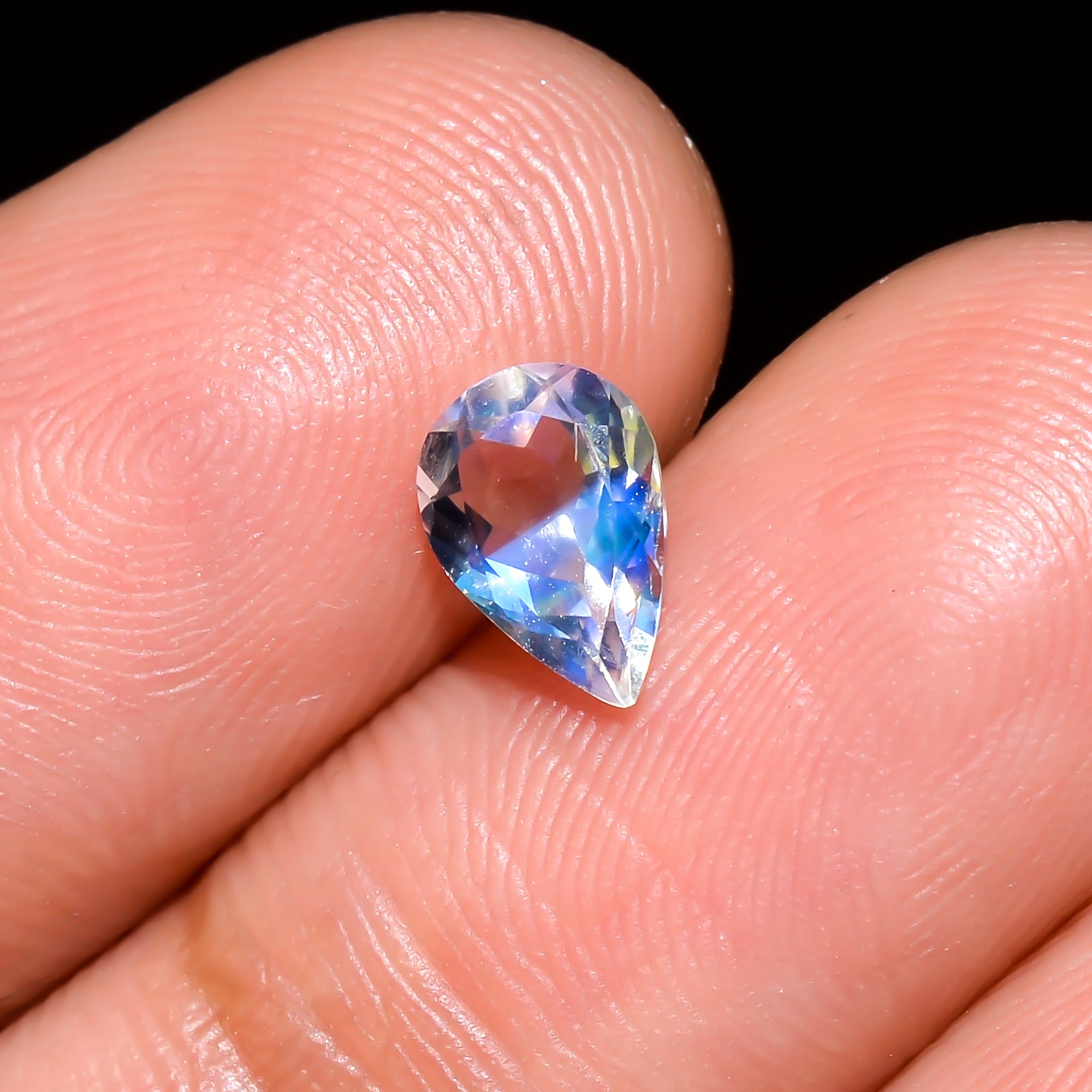 Natural Madagascar Moonstone Pear Shape Cut Stone Loose Gemstone For Making Jewelry 0.5 Ct. 7X4X3 mm Y-10345