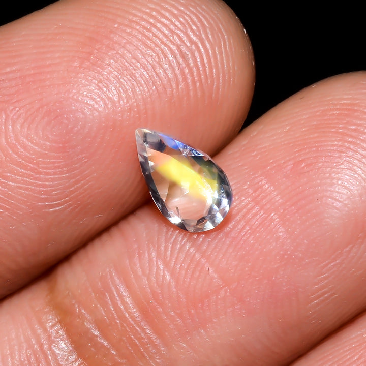 Natural Madagascar Moonstone Pear Shape Cut Stone Loose Gemstone For Making Jewelry 0.5 Ct. 7X4X3 mm Y-10345