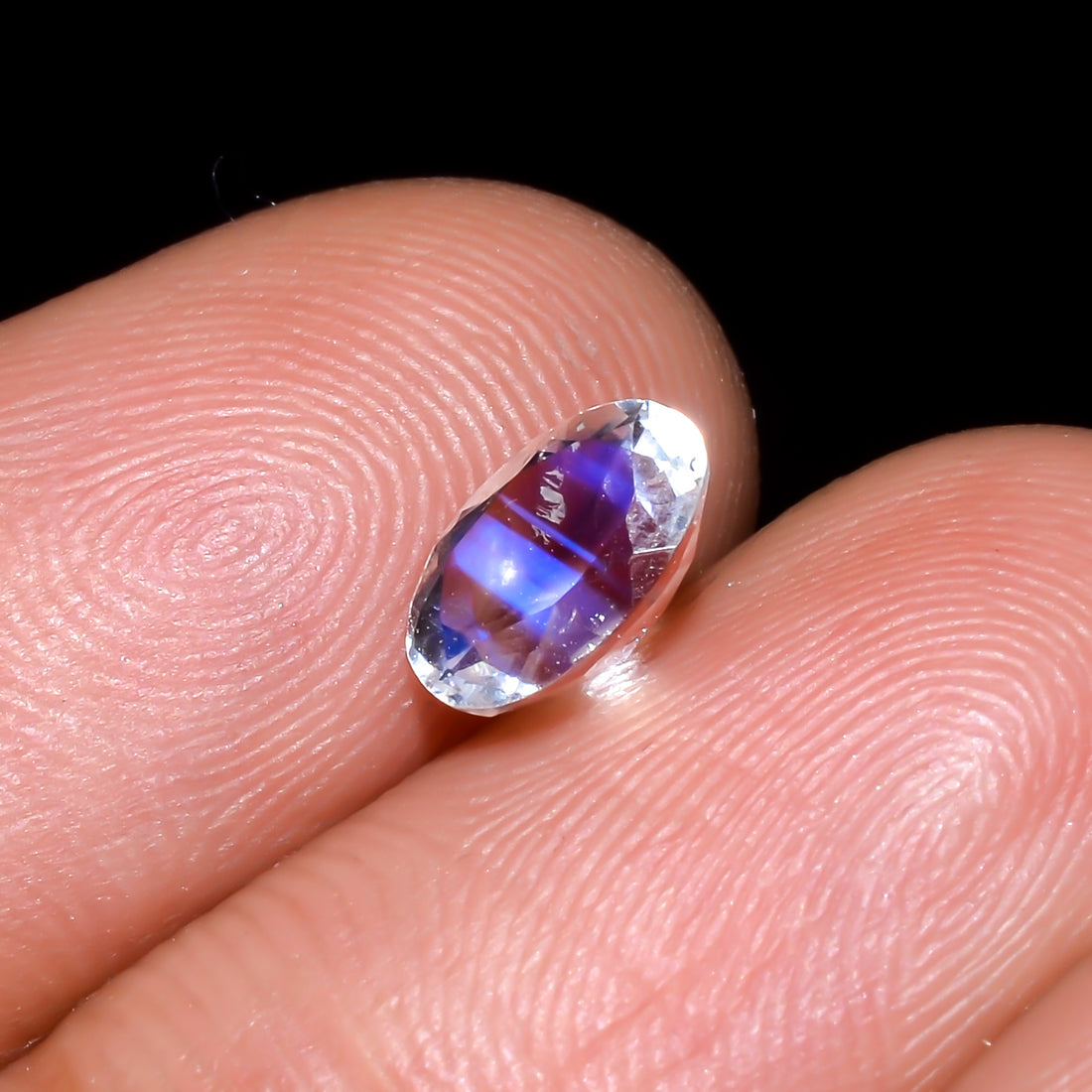 Natural Madagascar Moonstone Oval Shape Cut Stone Loose Gemstone For Making Jewelry 0.65 Ct. 6X4X3 mm Y-10347