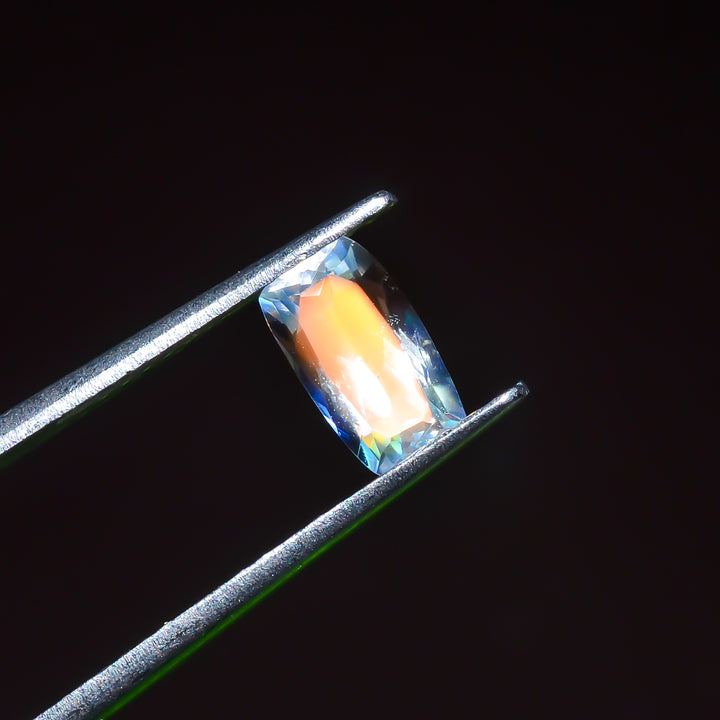 Natural Madagascar Moonstone Radiant Shape Cut Stone Loose Gemstone For Making Jewelry 0.7 Ct. 7X3X3 mm Y-10348