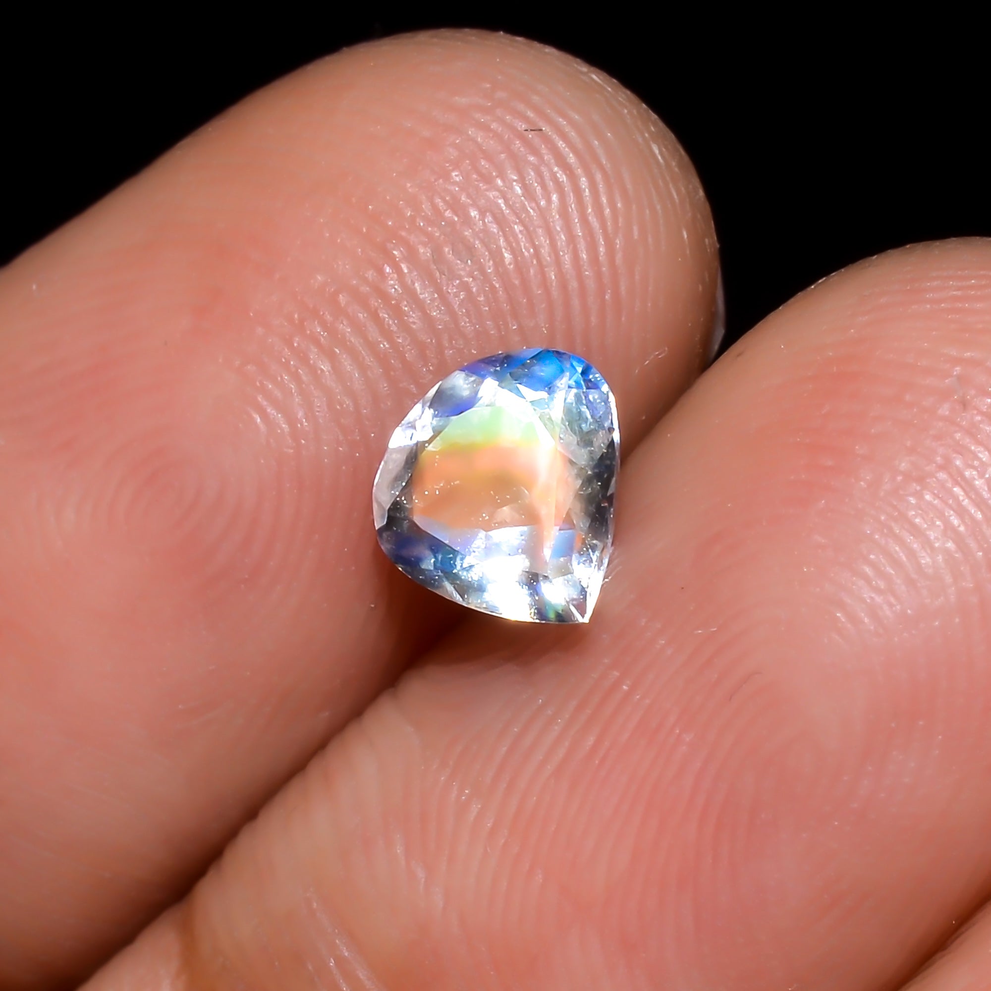 Natural Madagascar Moonstone Heart Shape Cut Stone Loose Gemstone For Making Jewelry 0.6 Ct. 6X5X3 mm Y-10349