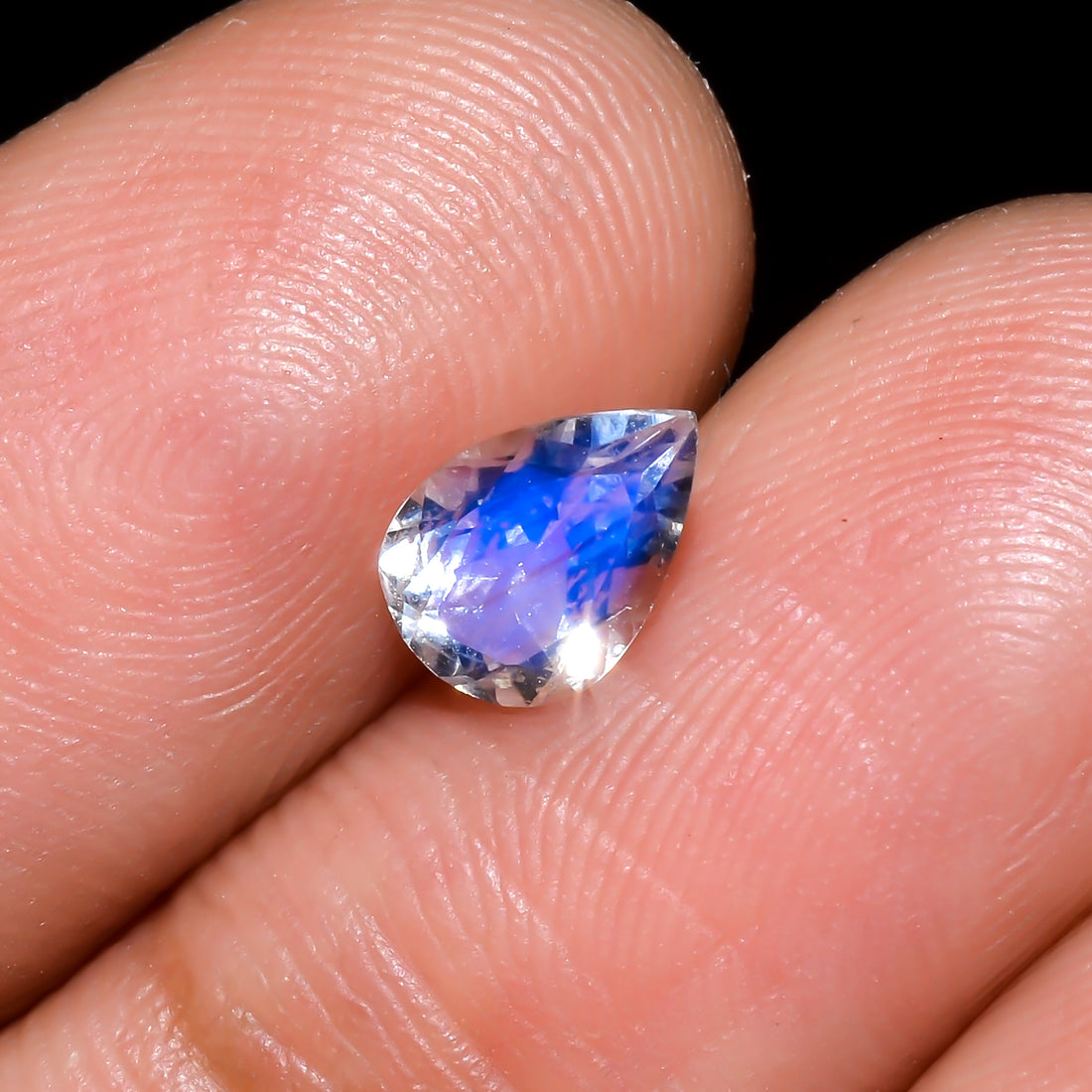 Natural Madagascar Moonstone Pear Shape Cut Stone Loose Gemstone For Making Jewelry 0.55 Ct. 7X4X3 mm Y-10350