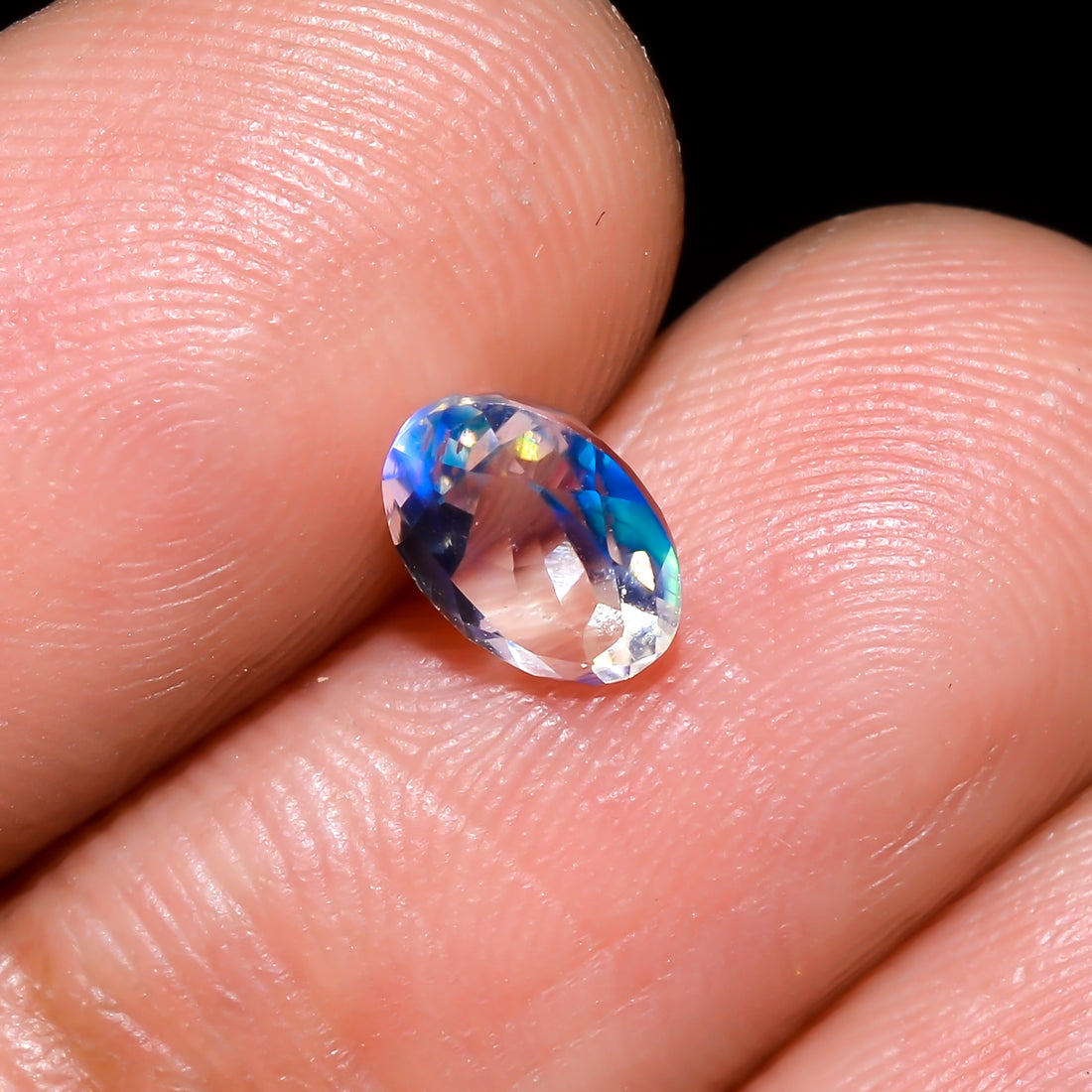 Natural Madagascar Moonstone Oval Shape Cut Stone Loose Gemstone For Making Jewelry 0.65 Ct. 7X5X3 mm Y-10351