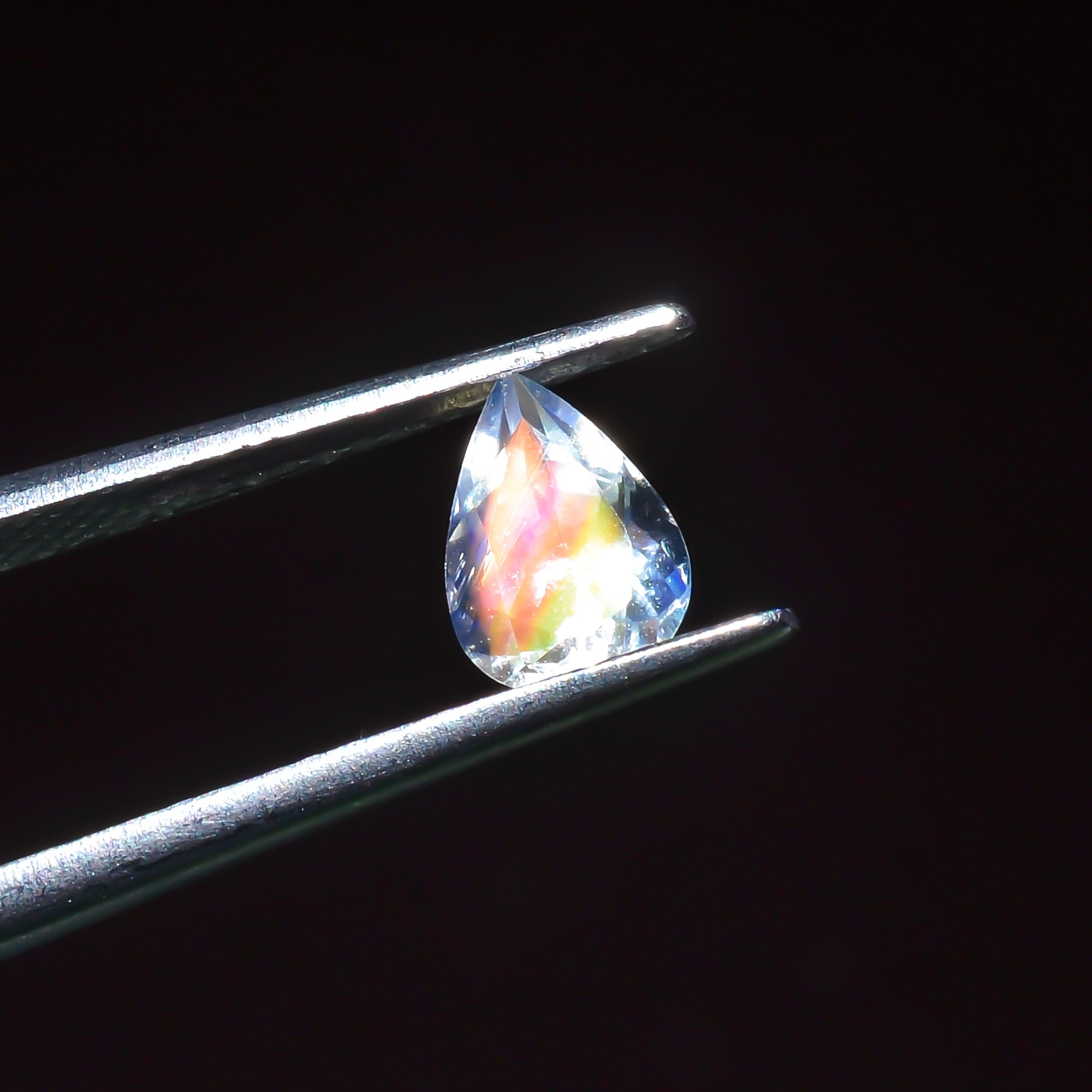 Natural Madagascar Moonstone Pear Shape Cut Stone Loose Gemstone For Making Jewelry 0.7 Ct. 7X5X4 mm Y-10352