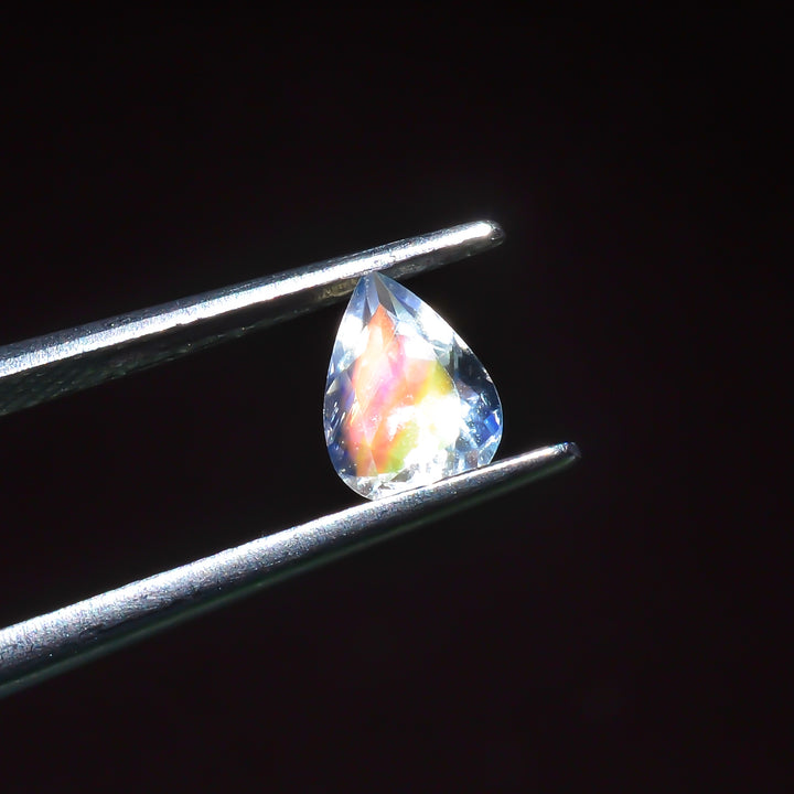 Natural Madagascar Moonstone Pear Shape Cut Stone Loose Gemstone For Making Jewelry 0.7 Ct. 7X5X4 mm Y-10352