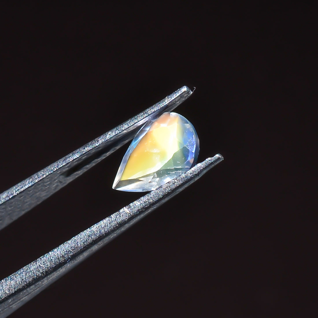 Natural Madagascar Moonstone Pear Shape Cut Stone Loose Gemstone For Making Jewelry 0.6 Ct. 7X5X4 mm Y-10354