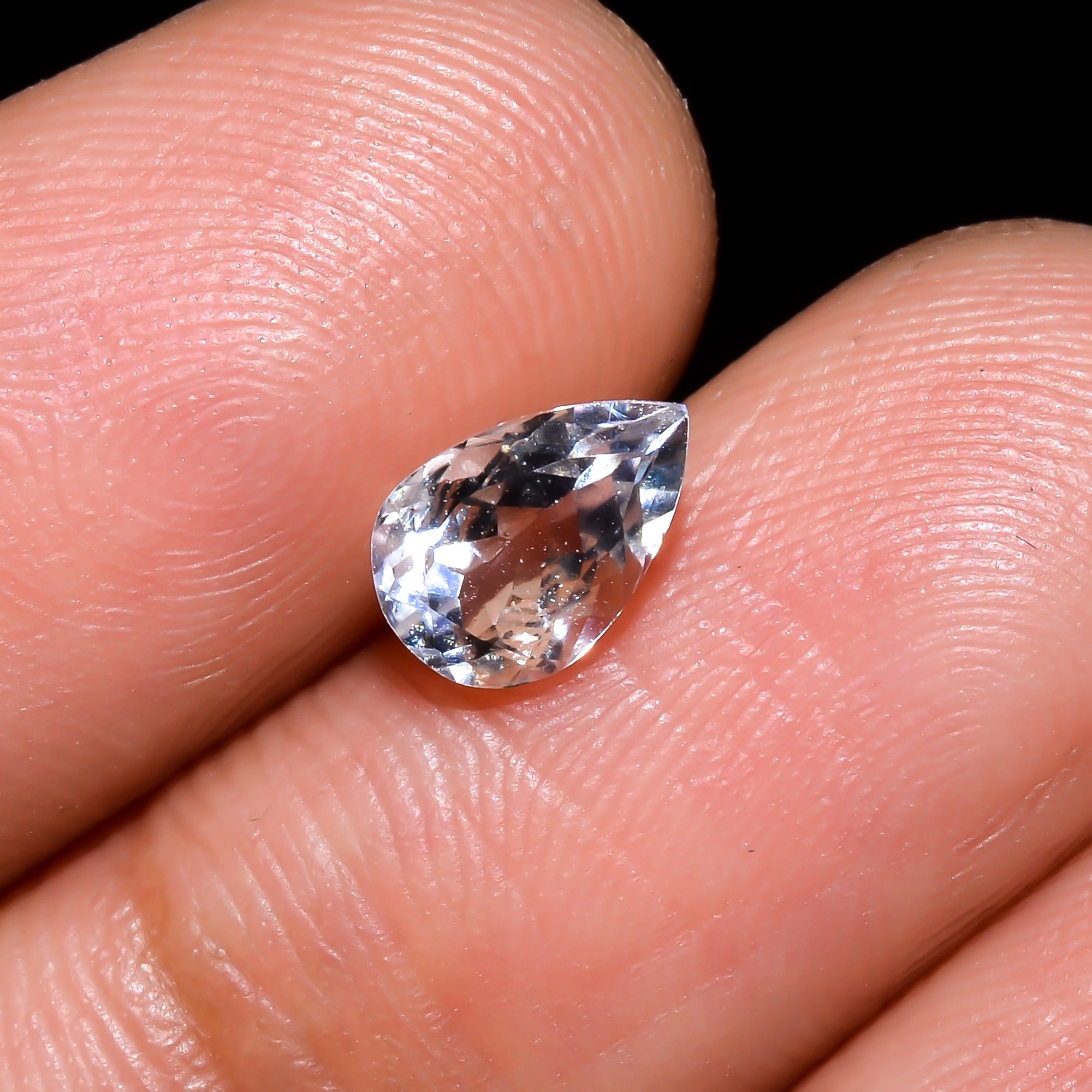Natural Madagascar Moonstone Pear Shape Cut Stone Loose Gemstone For Making Jewelry 0.7 Ct. 7X4X3 mm Y-10356