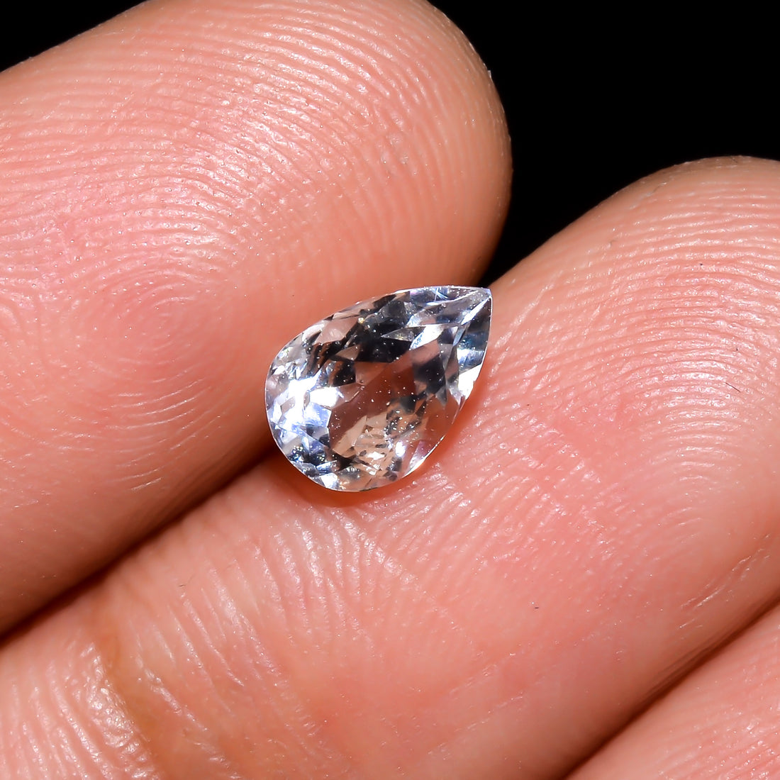 Natural Madagascar Moonstone Pear Shape Cut Stone Loose Gemstone For Making Jewelry 0.7 Ct. 7X4X3 mm Y-10356